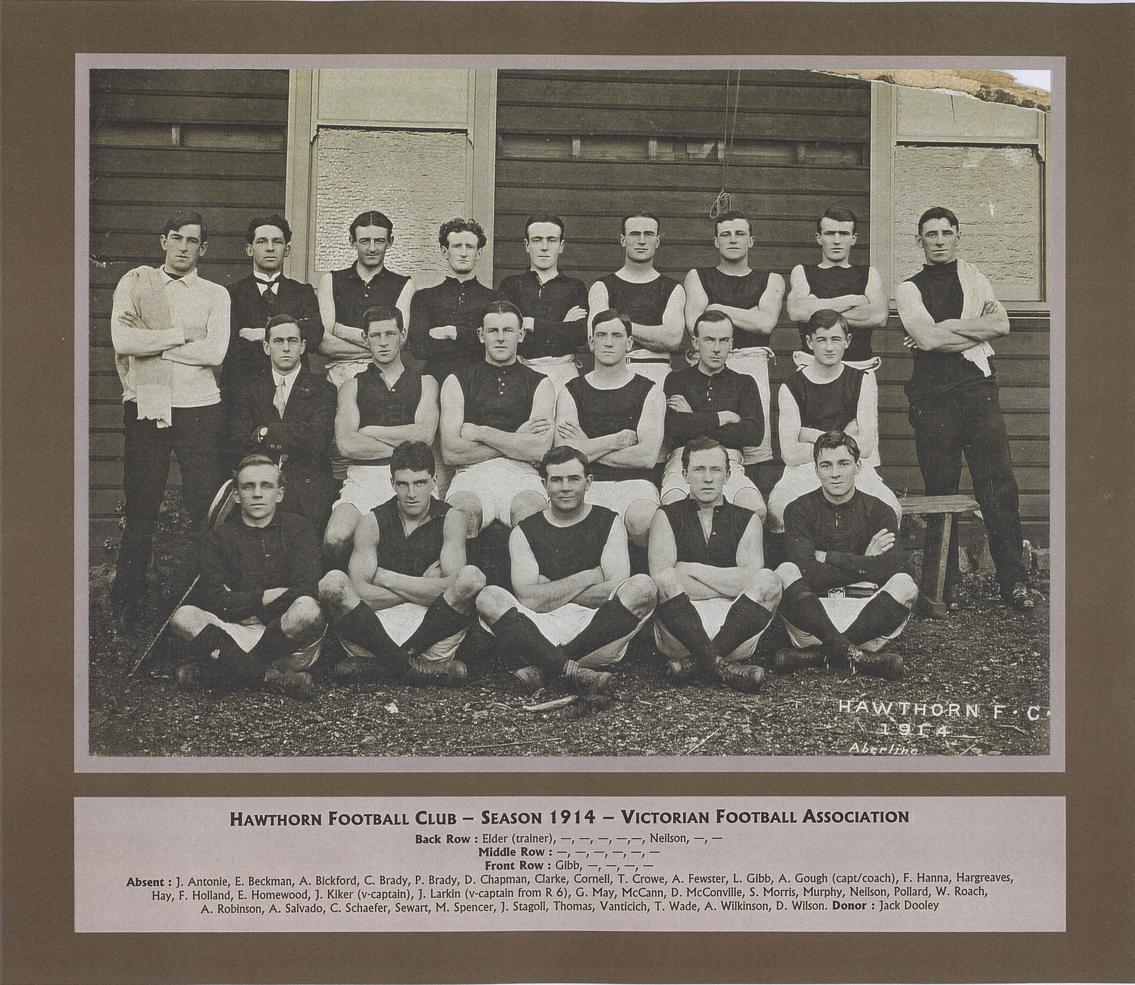 Hawthorn Football Club Chronology